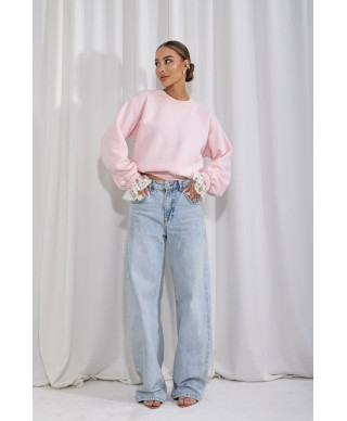 Bluza z ozdobnym rękawem