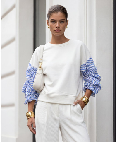 Bluza z koszulowym rękawem